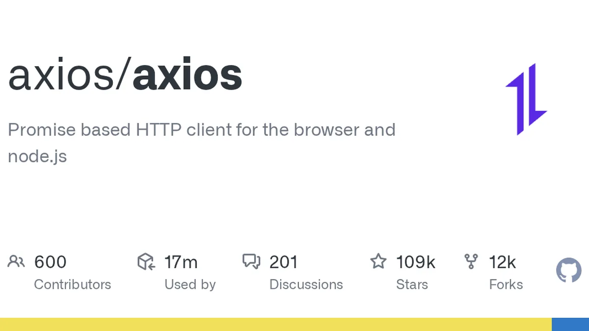 Promise based HTTP client for the browser and node.js - axios/axios