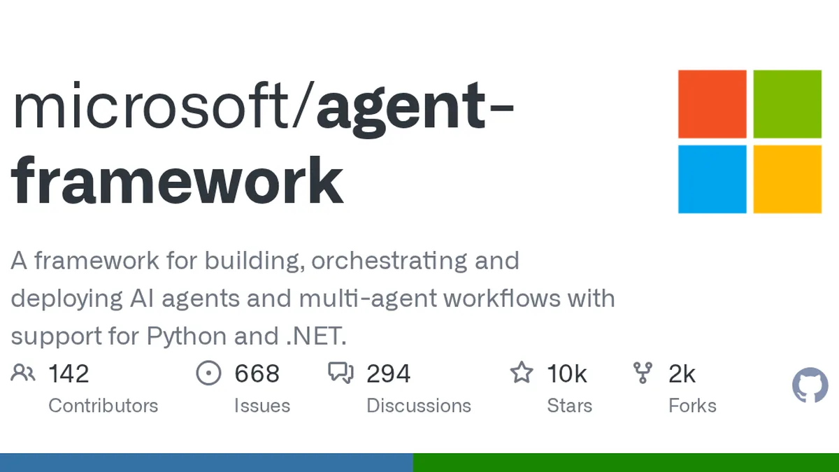 A framework for building, orchestrating and deploying AI agents and multi-agent workflows with support for Python and .NET. - microsoft/agent-framework