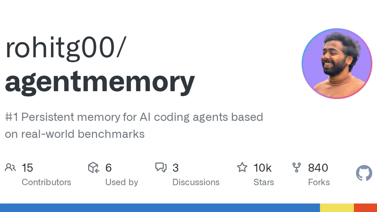 #1 Persistent memory for AI coding agents based on real-world benchmarks - rohitg00/agentmemory