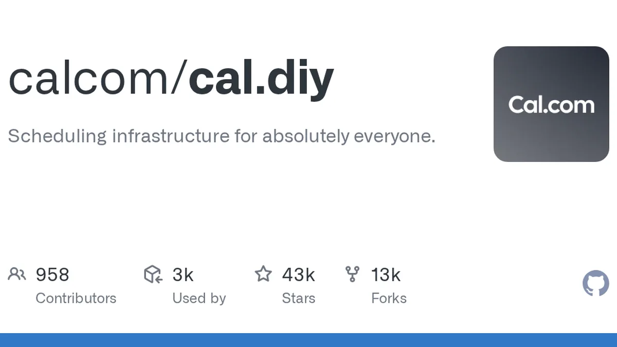 Scheduling infrastructure for absolutely everyone. - calcom/cal.diy