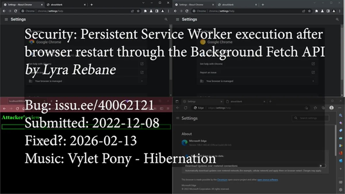 Chromium publishes fixed exploit 4 years later, turns out it's actually unfixed