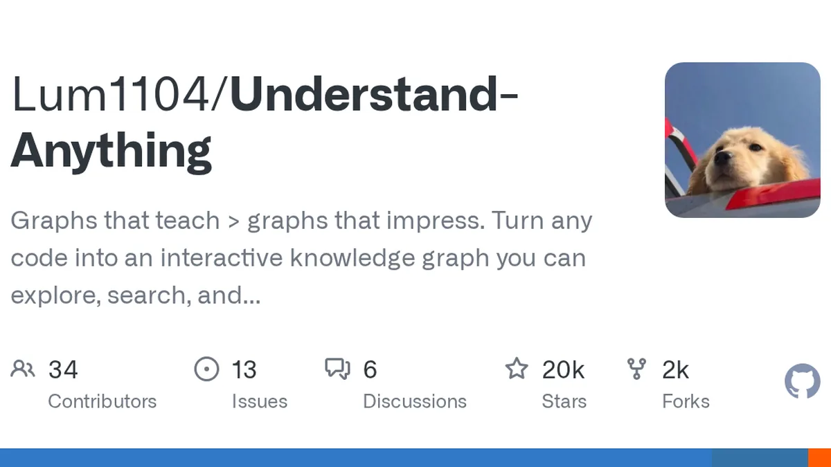 Graphs that teach &gt; graphs that impress. Turn any code into an interactive knowledge graph you can explore, search, and ask questions about. Works with Claude Code, Codex, Cursor, Copilot, Gemin...