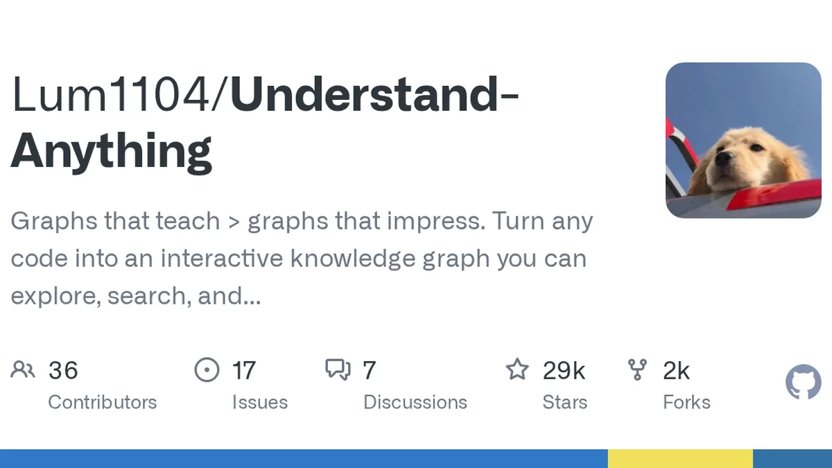 Graphs that teach &gt; graphs that impress. Turn any code into an interactive knowledge graph you can explore, search, and ask questions about. Works with Claude Code, Codex, Cursor, Copilot, Gemin...