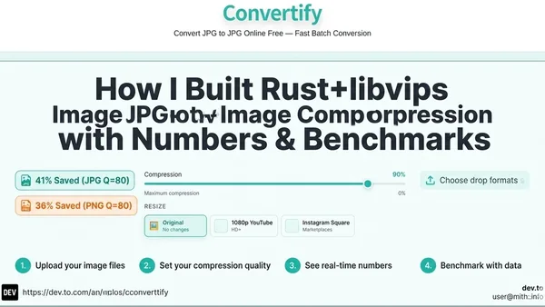 Building Image Compression in Rust with libvips Real Benchmarks, Real Tradeoffs