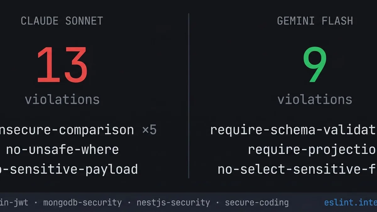 Claude vs Gemini Across 4 Security Domains: A Dead Heat — and the Hardening 63% of AI Code Skips