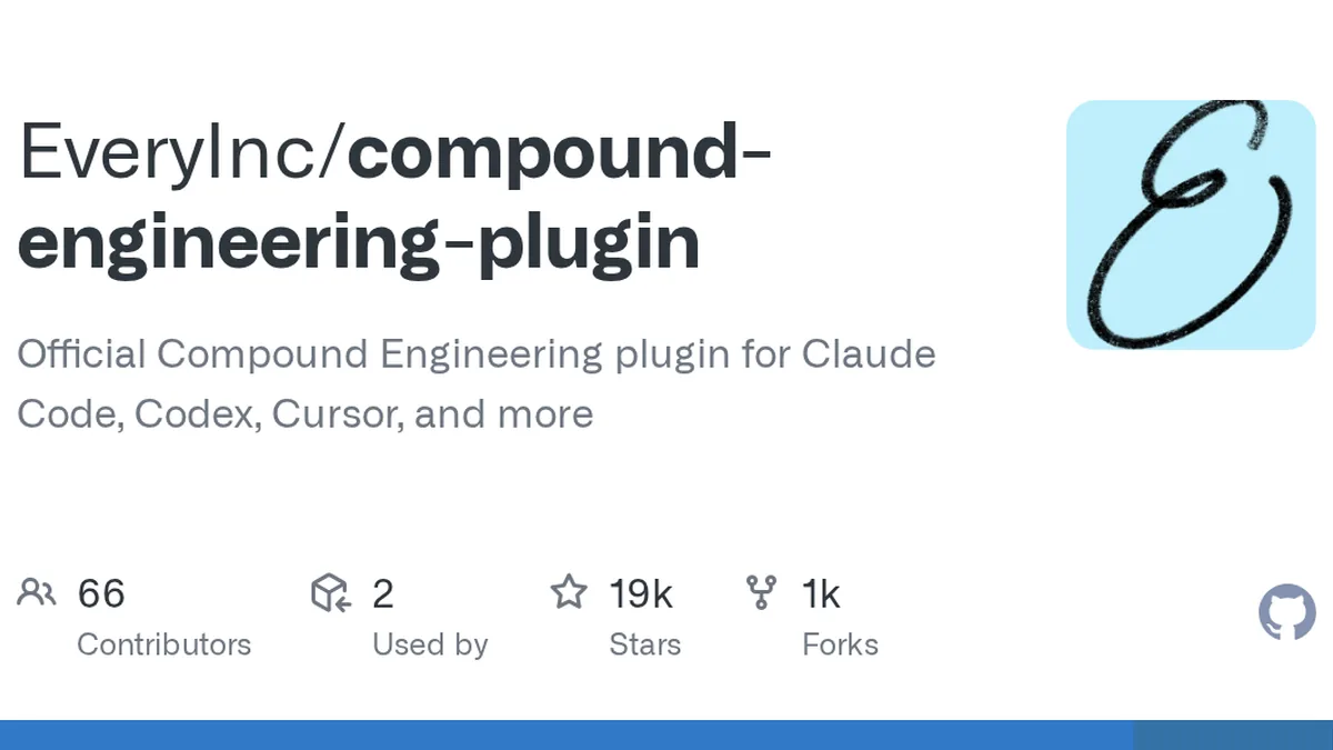 Official Compound Engineering plugin for Claude Code, Codex, Cursor, and more - EveryInc/compound-engineering-plugin