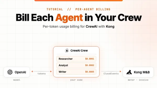 How to Set Up Per-Agent Billing for CrewAI Agents with Kong