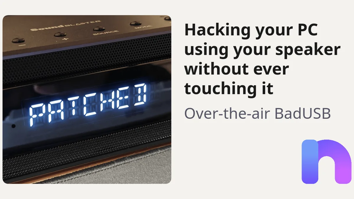 Hacking your PC using your speaker without ever touching it