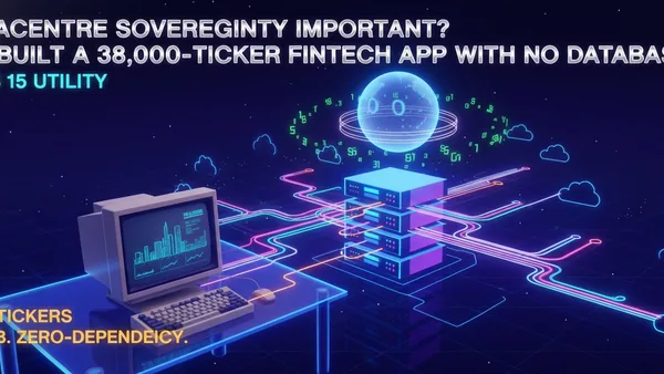 Is Datacentre Sovereignty Important? Why I Built a 38,000-Ticker FinTech App with No Database