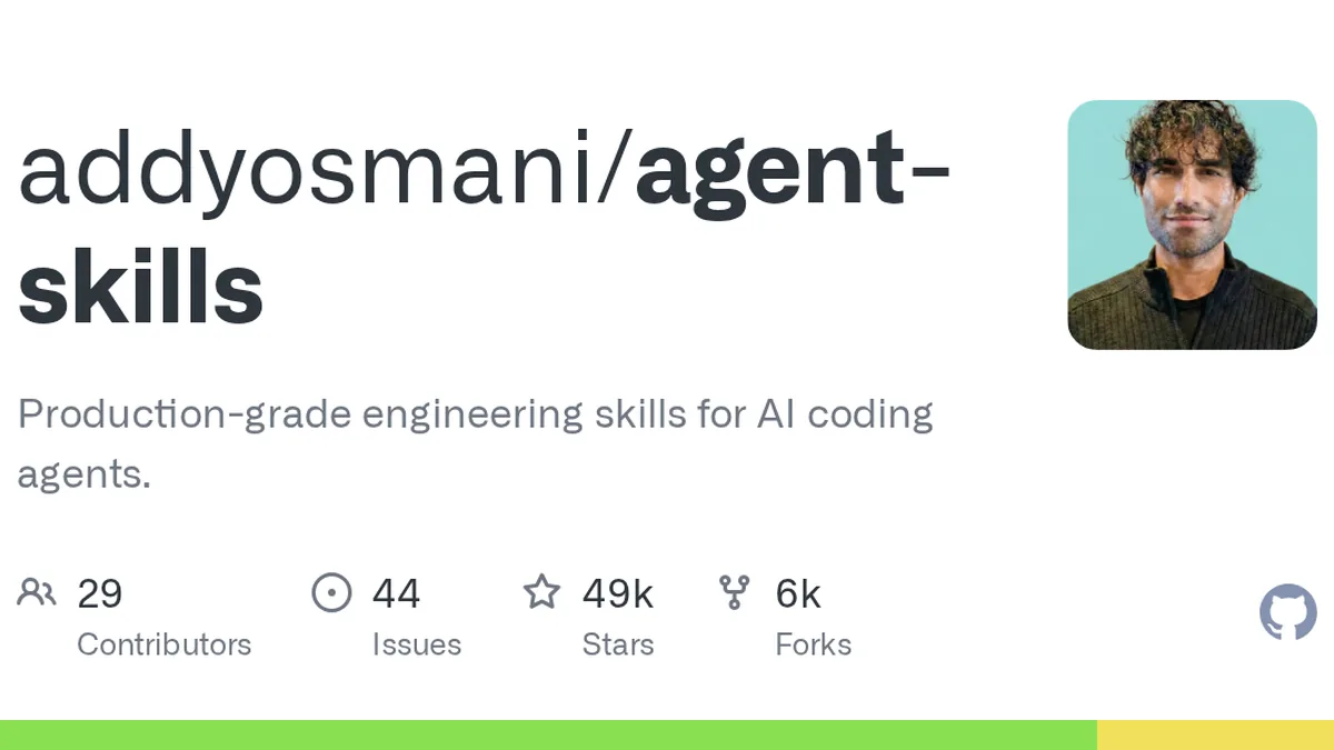 Production-grade engineering skills for AI coding agents. - addyosmani/agent-skills
