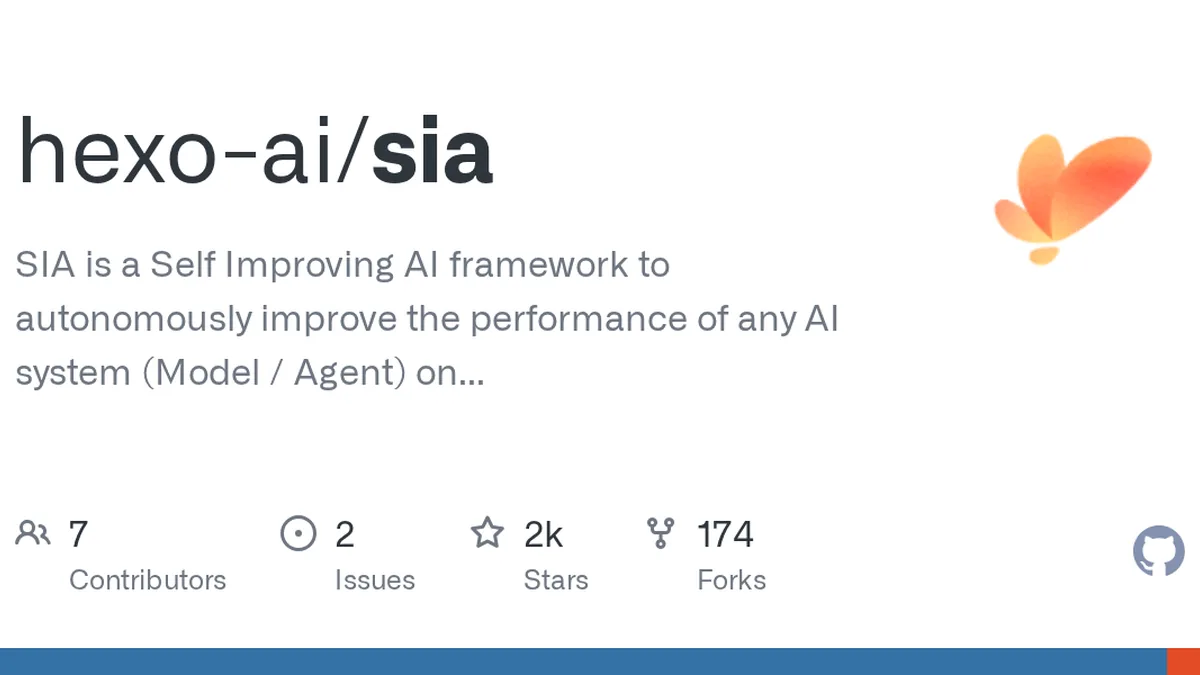 SIA is a Self Improving AI framework to autonomously improve the performance of any AI system (Model / Agent) on a benchmark task. - hexo-ai/sia
