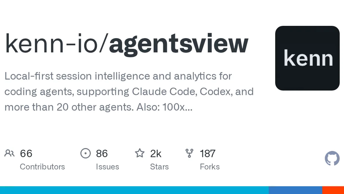 Local-first session intelligence and analytics for coding agents, supporting Claude Code, Codex, and more than 20 other agents. Also: 100x faster replacement for ccusage! - kenn-io/agentsview