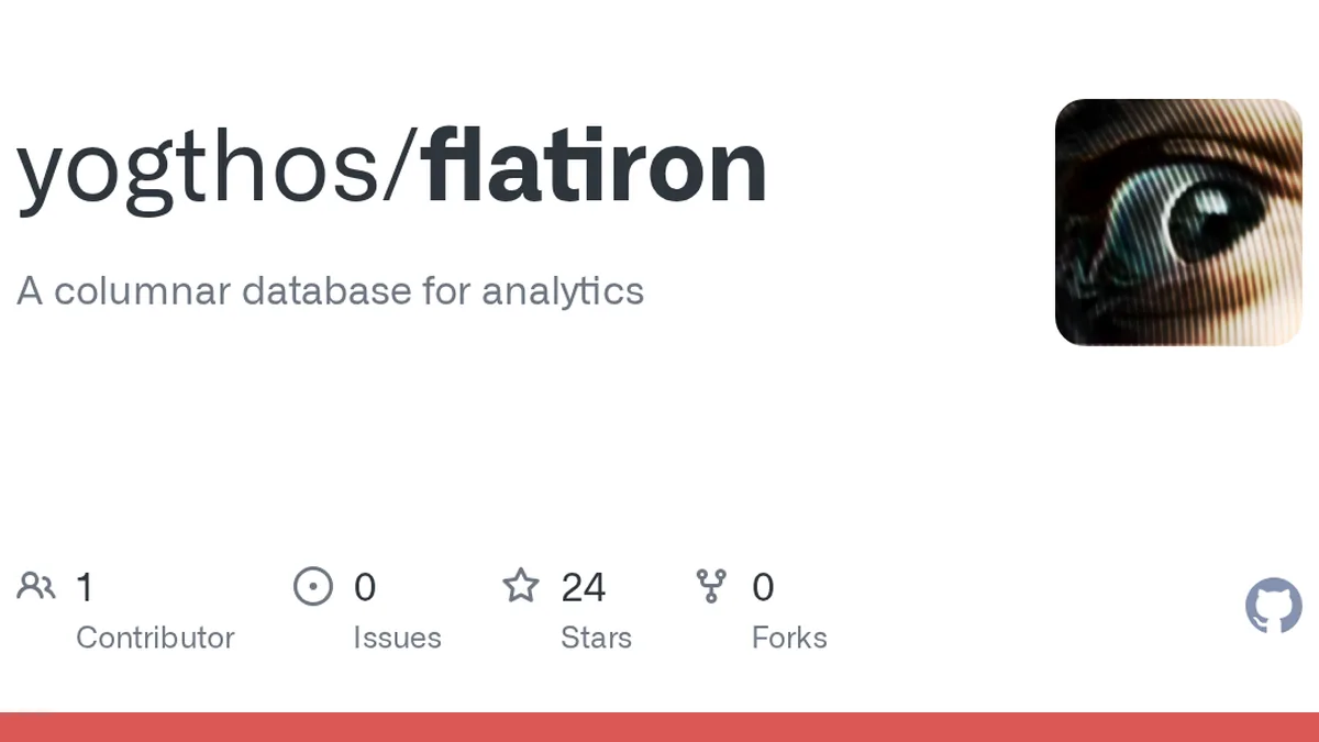 A columnar database for analytics . Contribute to yogthos/flatiron development by creating an account on GitHub.