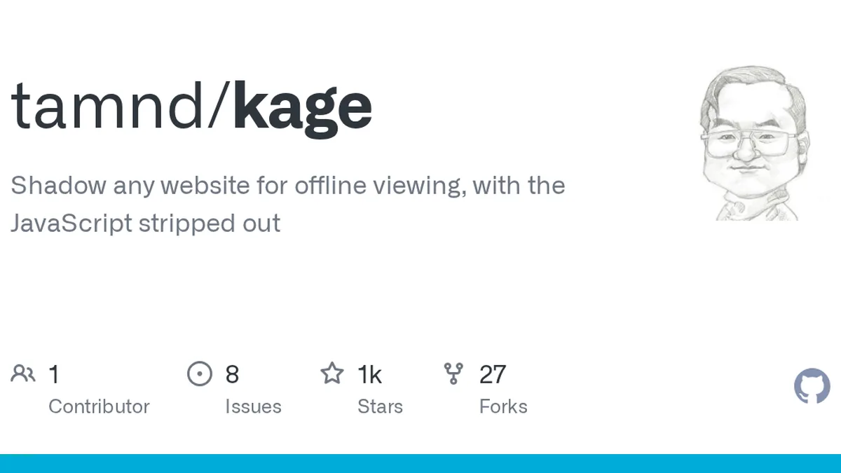Shadow any website for offline viewing, with the JavaScript stripped out - tamnd/kage