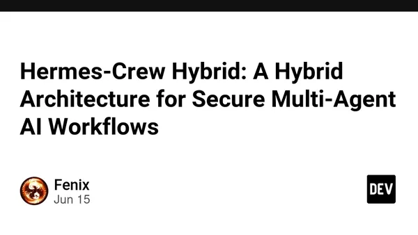 Hermes-Crew Hybrid: A Hybrid Architecture for Secure Multi-Agent AI Workflows