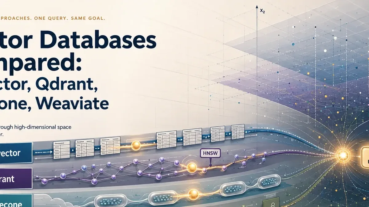 Vector Databases Compared: pgvector, Qdrant, Pinecone, Weaviate