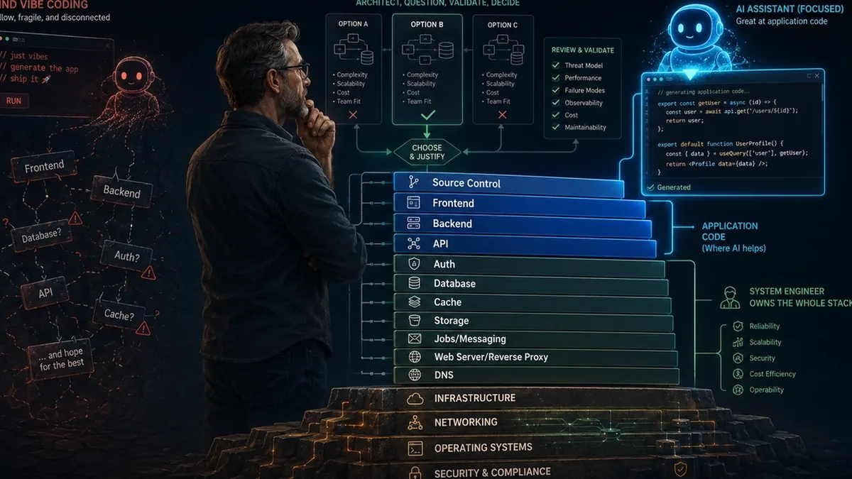 Vibe Coding Isn't the Problem. Not Understanding the Stack Is.