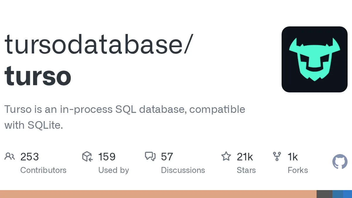 Turso is an in-process SQL database, compatible with SQLite. - tursodatabase/turso
