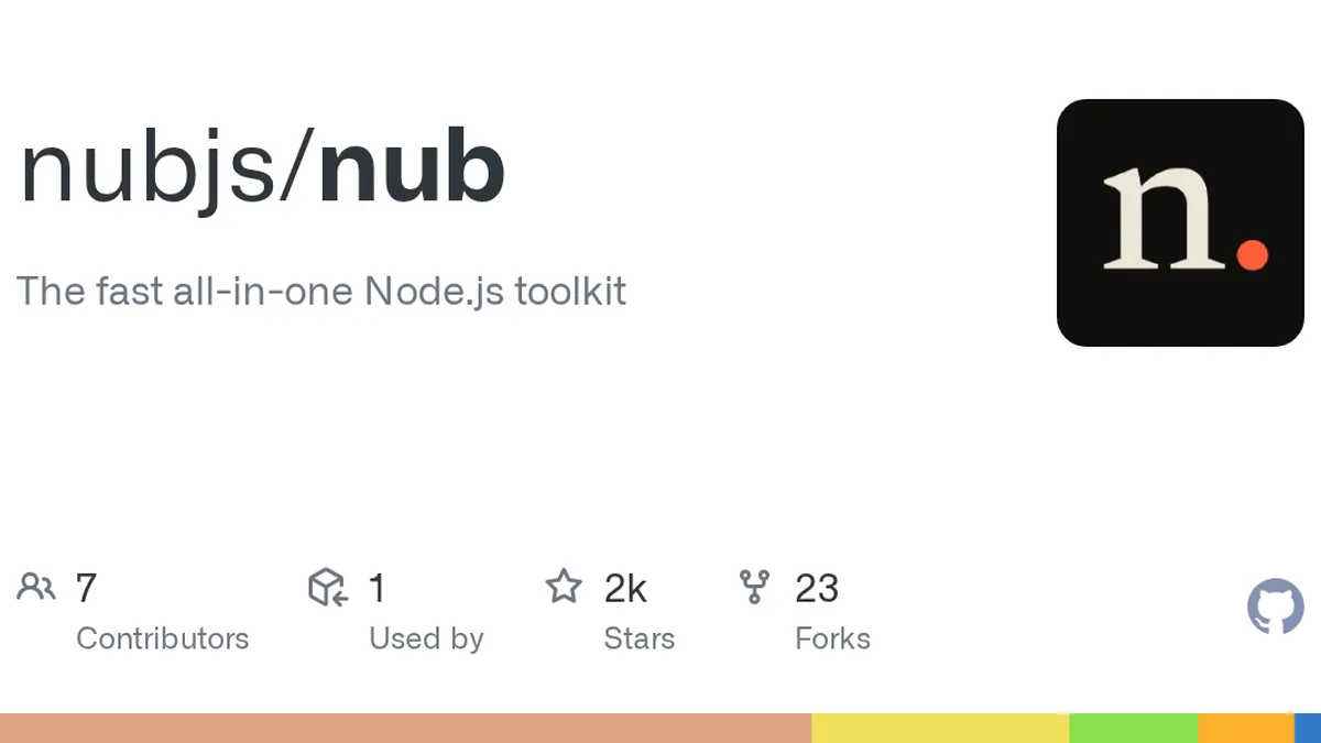 The fast all-in-one Node.js toolkit. Contribute to nubjs/nub development by creating an account on GitHub.