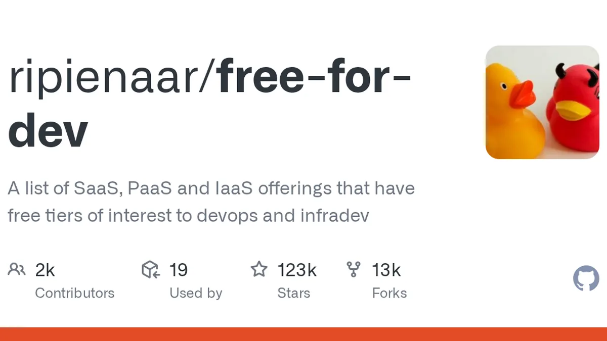 A list of SaaS, PaaS and IaaS offerings that have free tiers of interest to devops and infradev - ripienaar/free-for-dev