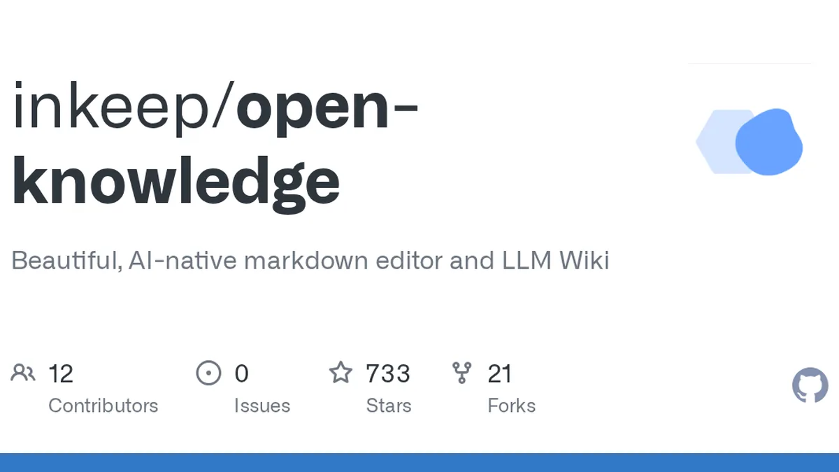 Beautiful, AI-native markdown editor and LLM Wiki. Contribute to inkeep/open-knowledge development by creating an account on GitHub.