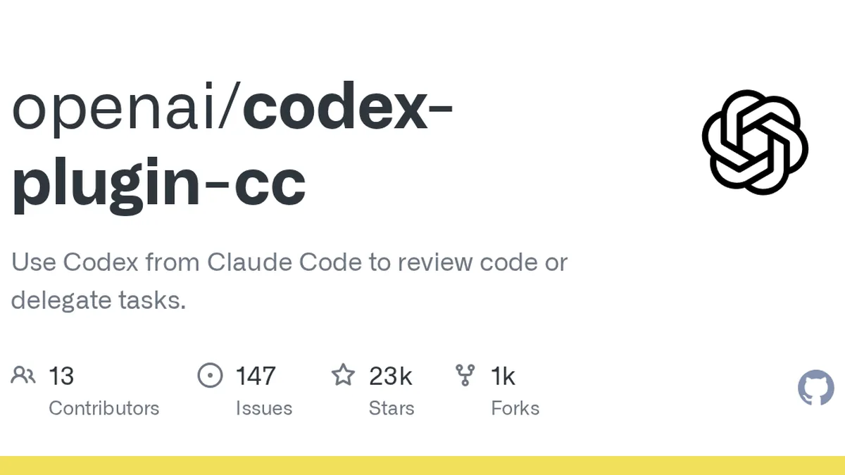 Use Codex from Claude Code to review code or delegate tasks. - openai/codex-plugin-cc