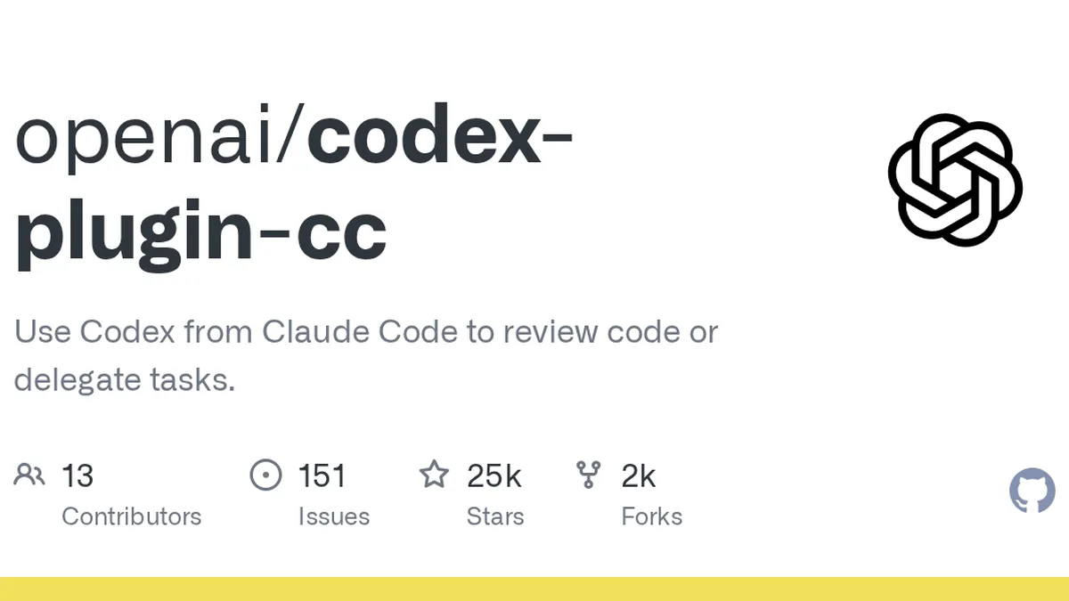 Use Codex from Claude Code to review code or delegate tasks. - openai/codex-plugin-cc