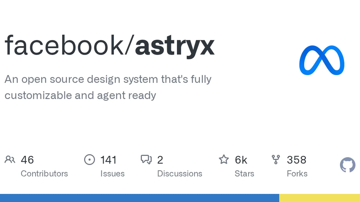 An open source design system that's fully customizable and agent ready - facebook/astryx
