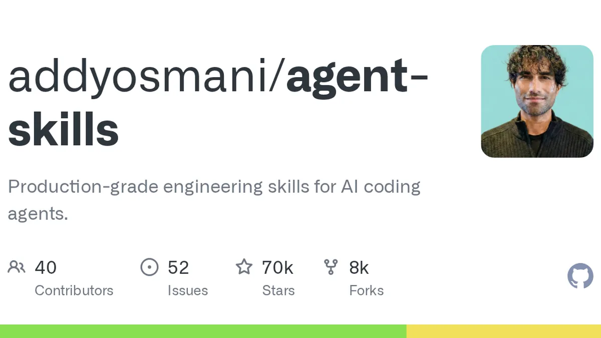 Production-grade engineering skills for AI coding agents. - addyosmani/agent-skills