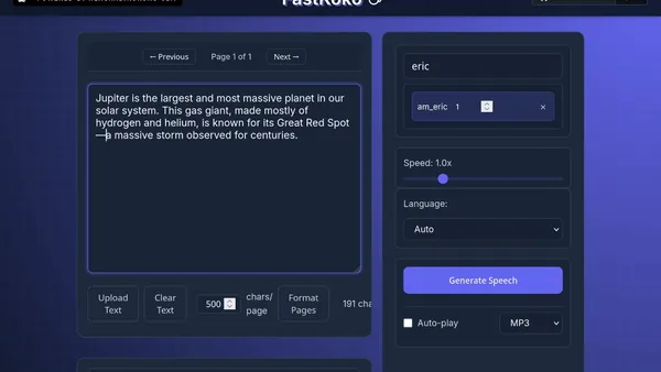 Local, CPU-Friendly, High-Quality TTS (Text-to-Speech) with Kokoro