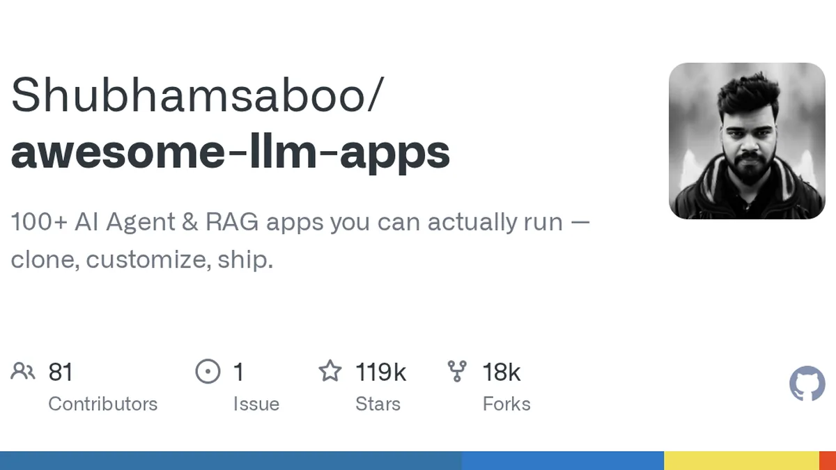 100+ AI Agent & RAG apps you can actually run — clone, customize, ship. - Shubhamsaboo/awesome-llm-apps