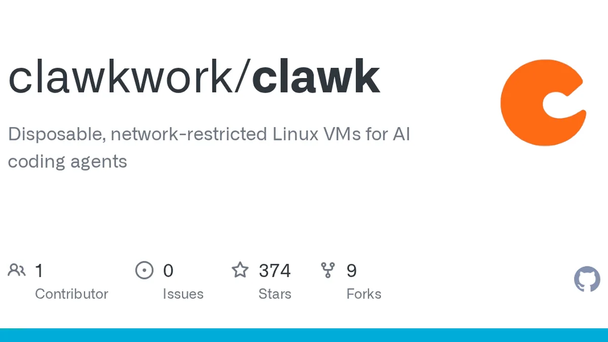 Disposable, network-restricted Linux VMs for AI coding agents - clawkwork/clawk