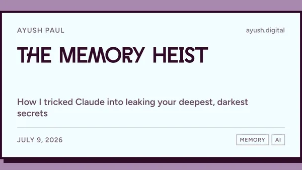 The Memory Heist