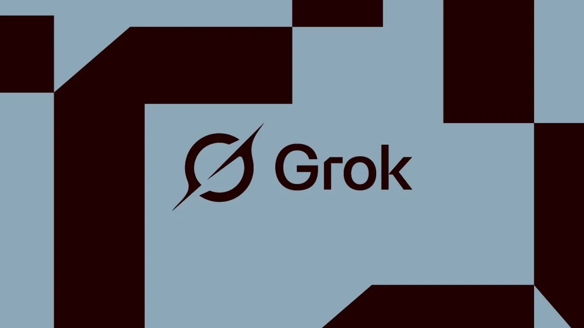 Vector illustration of the Grok logo.