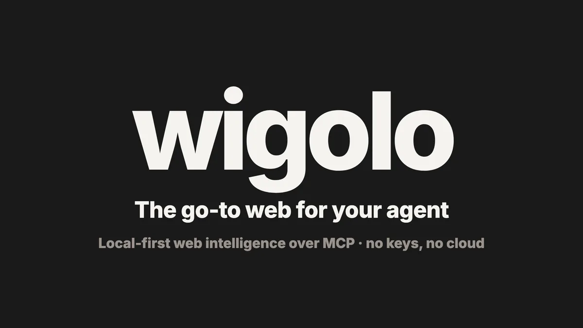 The go-to web for your AI coding agent — local-first search, fetch, crawl & research over MCP. No API keys, no cloud, $0/query. Public beta. - KnockOutEZ/wigolo