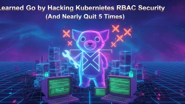 I Learned Go by Hacking Kubernetes RBAC Security (And Nearly Quit 5 Times)