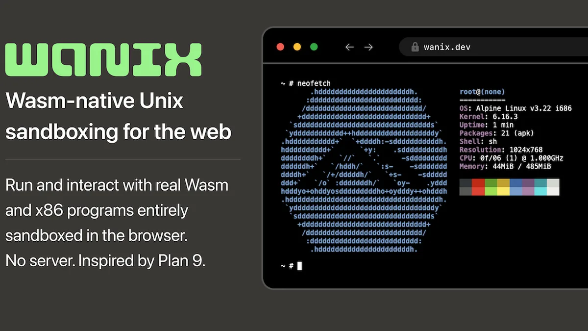 Wanix: Plan 9 inspired composable compute namespaces in HTML