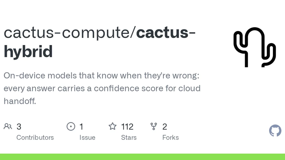 On-device models that know when they're wrong: every answer carries a confidence score for cloud handoff. - cactus-compute/cactus-hybrid