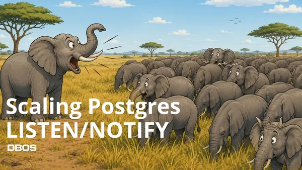 Postgres LISTEN/NOTIFY actually scales