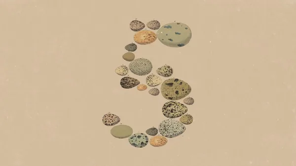 An abstract image of the number 5