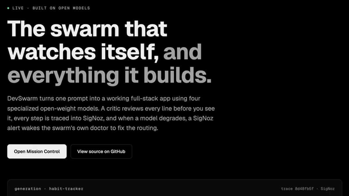 We instrumented an AI agent swarm with SigNoz, and its own telemetry told us we were wrong about almost everything