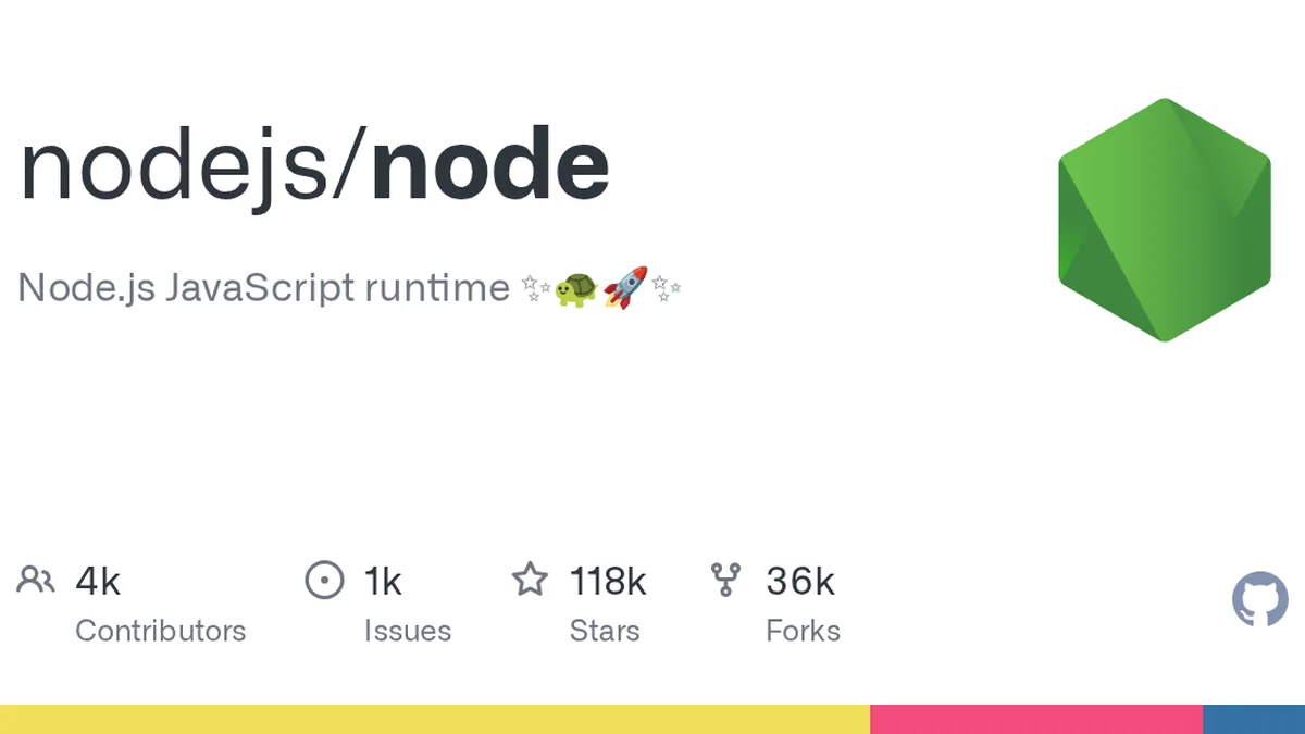 Node.js JavaScript runtime ✨🐢🚀✨. Contribute to nodejs/node development by creating an account on GitHub.