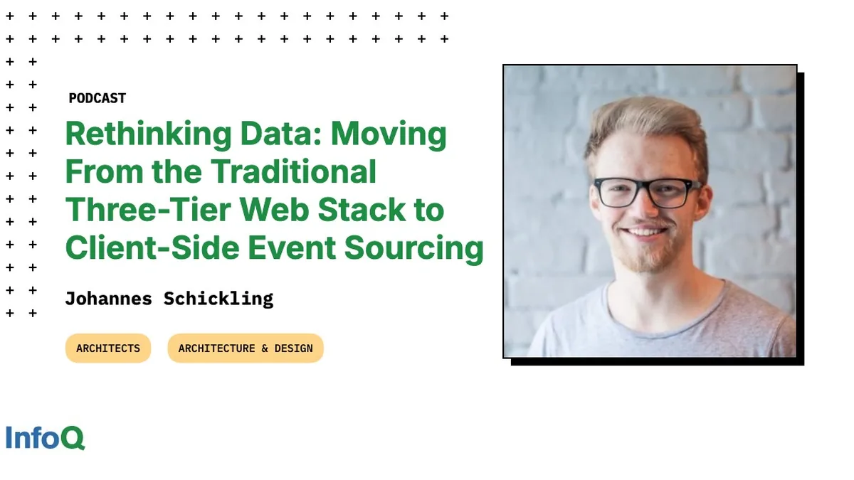 Podcast: Rethinking Data: Moving From the Traditional Three-Tier Web Stack to Client-Side Event Sourcing