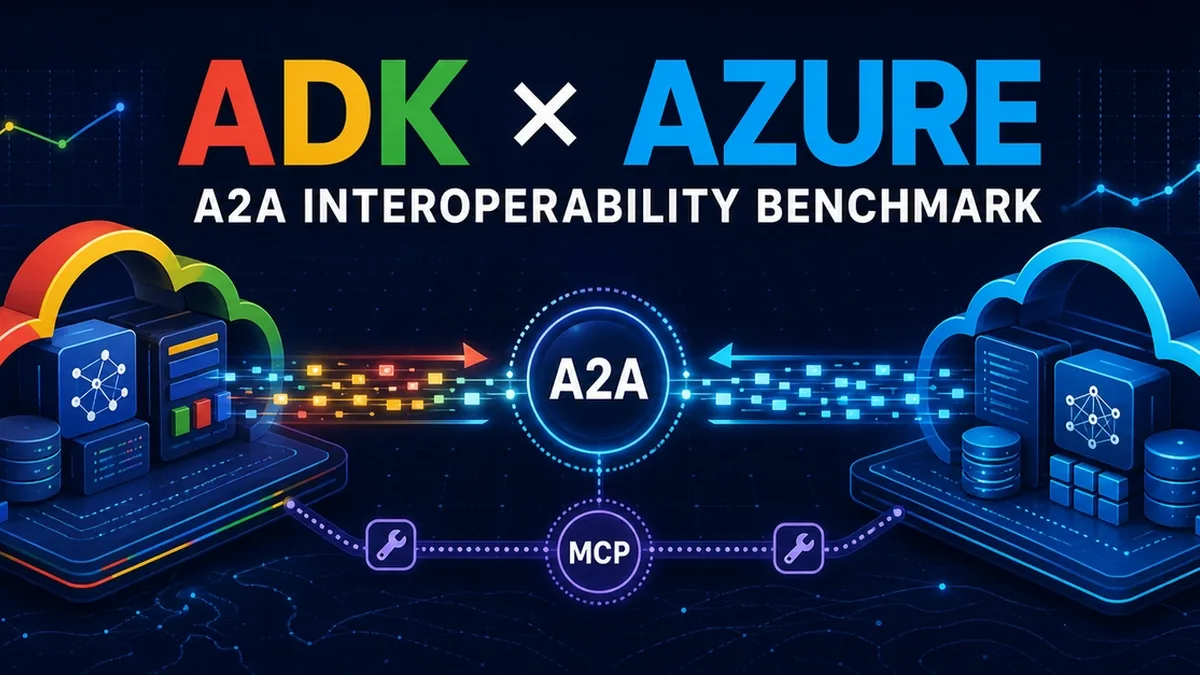 Can Google ADK Talk to Microsoft Foundry on Azure? A Cross-Cloud A2A Benchmark
