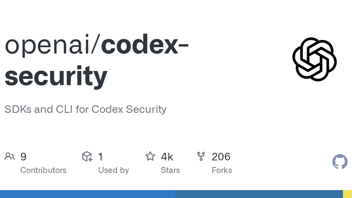 SDKs and CLI for Codex Security. Contribute to openai/codex-security development by creating an account on GitHub.