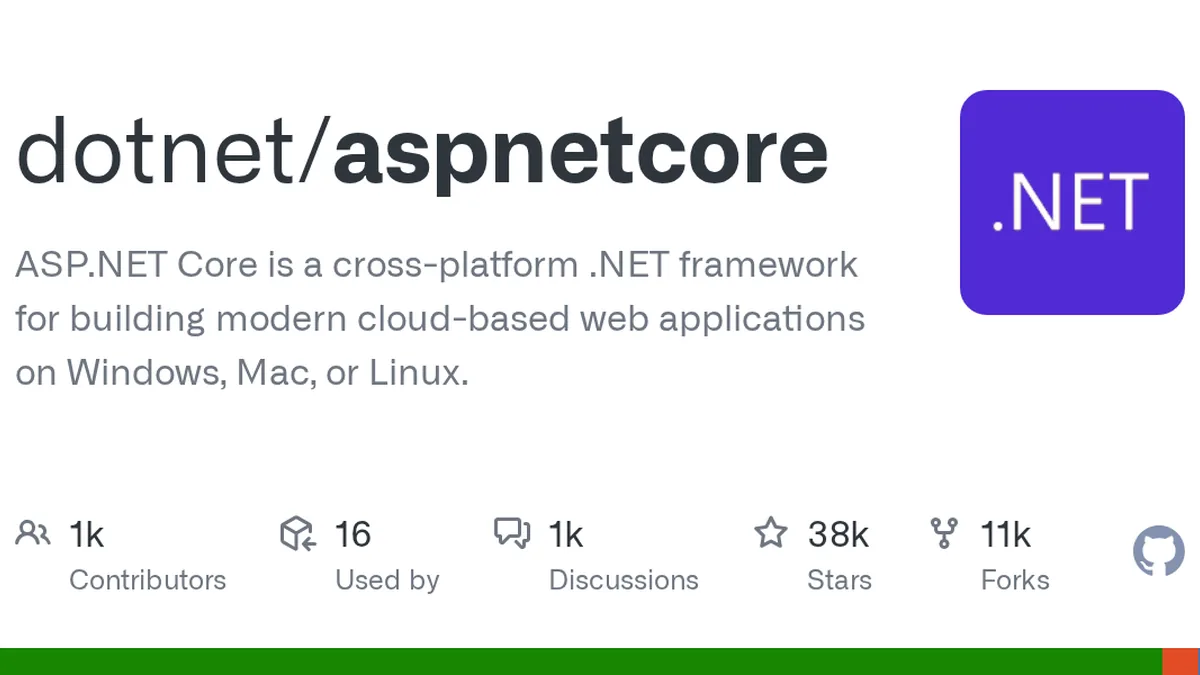ASP.NET Core is a cross-platform .NET framework for building modern cloud-based web applications on Windows, Mac, or Linux. - dotnet/aspnetcore