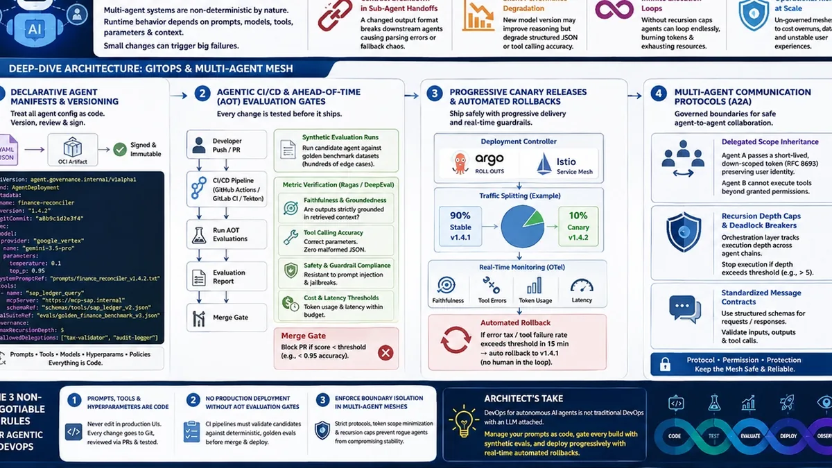 Lifecycle, DevOps & Multi-Agent Orchestration for Enterprise AI