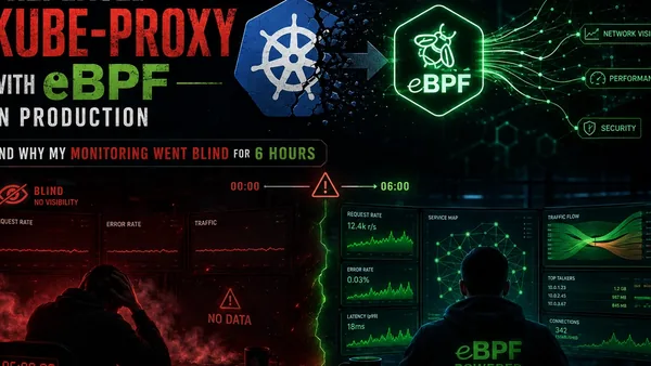 I Replaced kube-proxy with eBPF in Production (And Why My Monitoring Went Blind for 6 Hours)