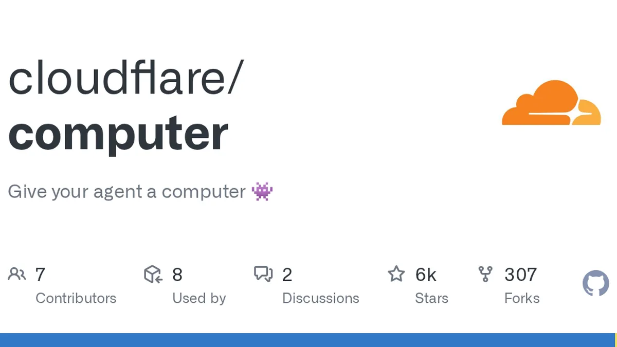 Give your agent a computer 👾. Contribute to cloudflare/computer development by creating an account on GitHub.