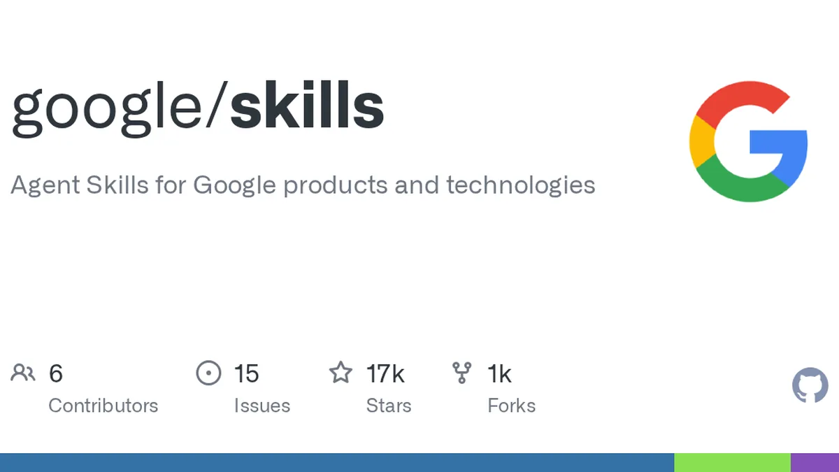 Agent Skills for Google products and technologies. Contribute to google/skills development by creating an account on GitHub.